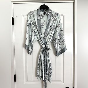 Victoria’s Secret satin floral robe